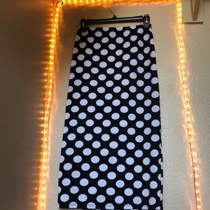 •Polka dot skirt•
